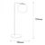 Opviq Stona lampa E27 Max 40W, Bakar