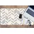Decormat Podloga za mizo Geometric herringbone 90x45 cm
