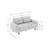 Atelier del Sofa Dvosed Sparrow 2, Prljavo bela