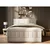 Siva boxspring postelja s prostorom za shranjevanje 200x200 cm Caya – Maison de Reve