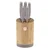 Berlinger Haus Set noževa sa bambusovim stalkom Taupe Collection BH-2756, 6 komada, Smeđi