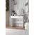 HANAH HOME Sto za šminkanje Harmony Mini Round White