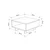 Hanah Home Klub sto Hola, 60x32x60 cm, Antracit