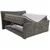 Esposa BOXSPRING POSTELJA 180 cm  x 200 cm , tekstil siva
