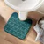 Modrozelena kopalniška preproga za WC 45x45 cm Imperia – douceur dintérieur