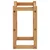 Stalak za vino za 12 boca 47 x 21 x 36 cm od masivne hrastovine