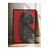 WallXpert uramljena slika 115272, crni leopard na crvenoj pozadini, 50 x 70 cm, crni ram