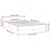 Vidaxl Posteljni okvir brez vzmetnice temno rjava 120x190 cm blago