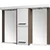 Ceramica Lux Atina 120 wenge ormarić gornji deo