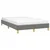 shumee vidaXL Posteljni okvir brez vzmetnice temno siv 120x190 cm blago