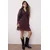 Trendyol Milla Ženska haljina Twoaw26El00084, Bordo