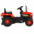 vidaXL Otroški traktor na pedale rdeč in črn