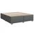 Vidaxl Box spring postelja z vzmetnico temno siva 180x200 cm blago