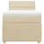 vidaXL vidaXL Box spring postelja z vzmetnico krem 100x200 cm blago, (21291660)
