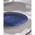 Madame Coco Tanjir za desert Reve Bleu, 19 cm, Plavo-beli
