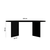 HANAH HOME Sto za dnevnu sobu Leo Large Black