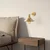 Opviq Zidna lampa E27 Socket, Zlatna
