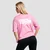 GymBeam Women‘s Girls Club Boxy T-shirt Pink