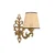 Opviq Zidna lampa Claire Coral, 15x10x13cm, IP20, Bež-zlatna boje
