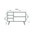 Hanah Home Komoda Mega 120x90x36cm Hrast