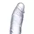 Prozirni dildo - Glazed, 20 cm