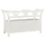 Klupa bijela 107 x 45 x 75,5 cm od masivne jelovine