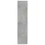 Visoka komoda boja betona 70x42,5x185 cm od konstruiranog drva