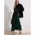 Trendyol Green Leopard Patterned Lined Woven Skirt