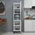 Hanah Home Višenamenski ormar Daminol, 35 x153.6 x35 cm, Beli