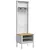 Ormar za hodnik s policom FLORO Bijelo 50 x 40 x 158 cm