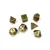 Kockice Chessex - Polyhedral - Solid Metal Old Brass (7)