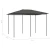 Den Paviljon 3x4x2,6 m antraciten 160 g/m2
