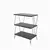 Hanah home Klub sto Lazandos 48x75x31cm Antracit
