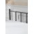 HANAH HOME Bračni krevet K90 Black (120 x 200)