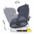 Chipolino autosjedalica ISOFIX Journey 360  - Zelena