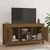 Den TV omarica medeno rjava 103x36,5x52 cm trdna borovina