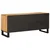 vidaXL TV omarica s polico Rjava 105 x 33,5 x 46 cm Masiven les manga