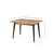 Hanah Home Trpezarijski sto na razvlačenje Dolunay-1284, 100-120x75x60 cm, Smeđi
