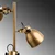 Opviq Podna lampa 13786, 37 x 37 x 162 cm, 3 x E14, 250 cm Kabl, Zlatne boje