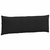 Jastučići za sofu 2 pcs Crna 120 x 40 cm tkanina
