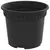 Saksije za biljke 6 pcs Crna O 12,5 x 10 cm Plastika