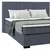 Box Krevet Maya C 200/220 cm , sivo-plava