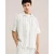 WE Fashion Srajca  slonovina / temno siva
