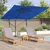 Roma Suncobran Plava 286 x 284 x 265 cm Aluminij i poliester