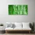 tulup.si Steklena slika Bamboo stem rastlin 120x60 cm 4 obešalnika