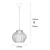 Opviq Luster Vazo-2926, 116cm 25x25 cm, Crni