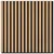 Zidne panele 2 pcs Prirodna 60,5 x 60 cm