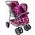 Kolica za lutke Milo Twin Star Darkm pink 164743