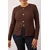 Trendyol Curve Ženska bluza Tbbaw26Af00078, Braon