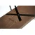Flexistyle Lesena stenska ura LOFT OVAL rjava 50 cm